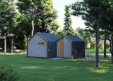 المنازل الجاهزة الخشبية الداخلية الحديثة 24 متر مربع غرفة نوم واحدة وحدات المنزل